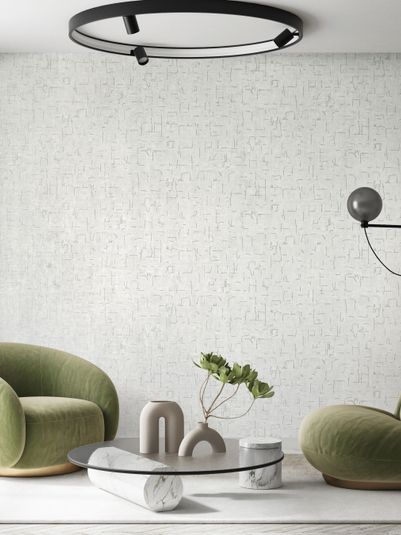 Tapete Vesta Fossil Grey von Tauber Hochenberger